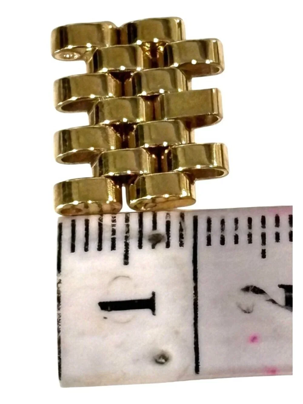 Authentic Cartier Santos De Moiselle 18K Yellow Gold Bracelet Links Set of 2